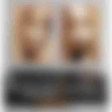 זוג תמונות נשים אפריקאיות ציור גוונים של חום דגם 3006211
