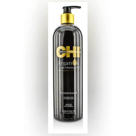 CHI Argan Oil Plus Moringa Oil Conditioner - Paraben Free 739ml Damaged Hair