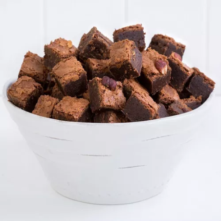 קוביות מיני בראוניז טבעוני