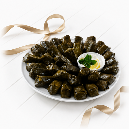 מגש עלי גפן עם ציזיקי