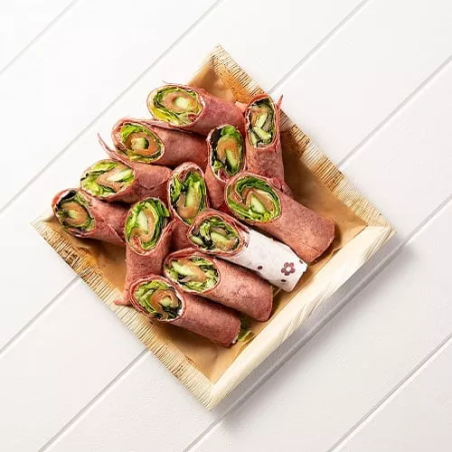 חצי מגש טורטיות סלמון