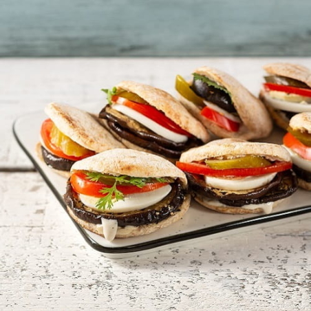 מגש מיני פיתה סביח