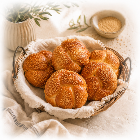 מארז 5 לחמניות קשר