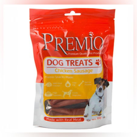 חטיף פרמיו נקניקיות עוף 100 גרם