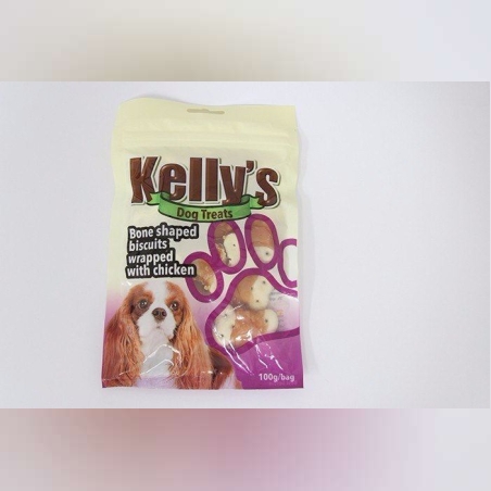 חטיף קייליס לכלב ביסקוויט עוף 100 גרם