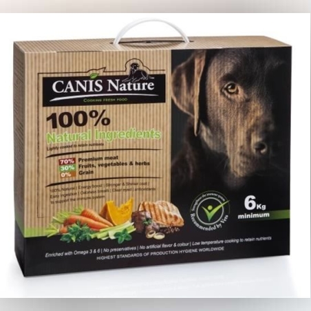 קאניס נייצ’ר מזון מבושל רך עוף 6 ק