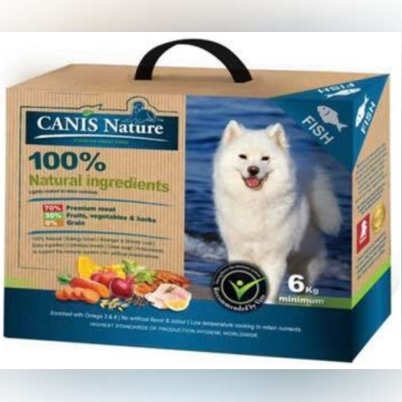 קאניס נייצ’ר מזון מבושל רך על בסיס דגים 6 ק