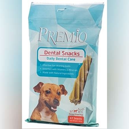 חטיף דנטלי לכלב פרמיו M משקל 180 גר'