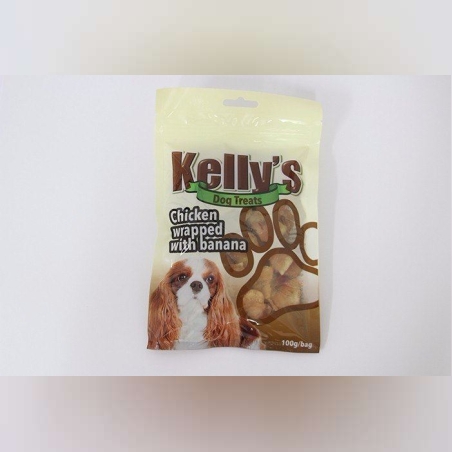 חטיף קייליס לכלב עוף/בננה 100 גרם