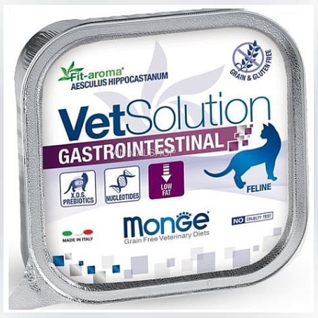 מונג' גסטרו אינטסטינל שימור רפואי לחתולים 100 גר'