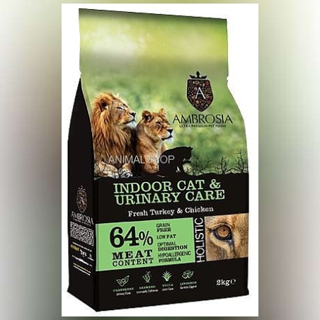 אמברוסיה אינדור יורינרי אוכל לחתולים 6 ק