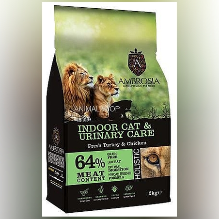 אמברוסיה אינדור יורינרי אוכל לחתולים 2 ק