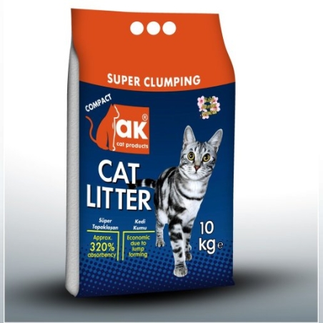 חול מתגבש לחתול AK 10 ק