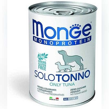 מונג' מונו פרוטאין טונה לכלב 400 גרם