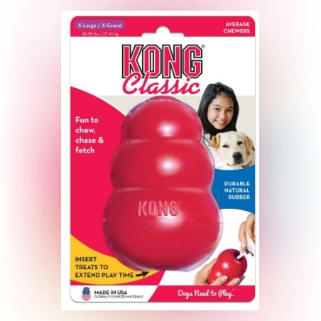 קונג קלאסיק XXL אדום