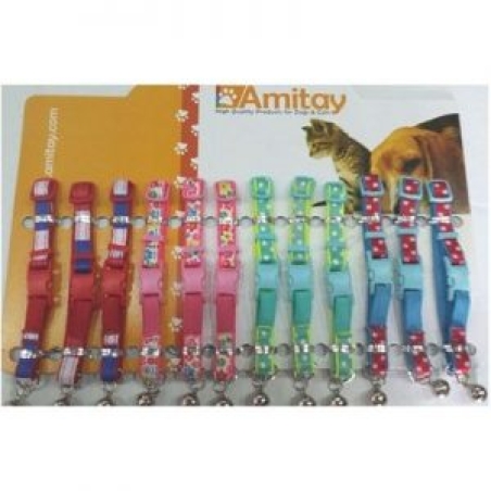 קולר לחתול 4 עיצובים קליפס