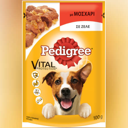 שימורים לכלב פדיגרי פאוץ'