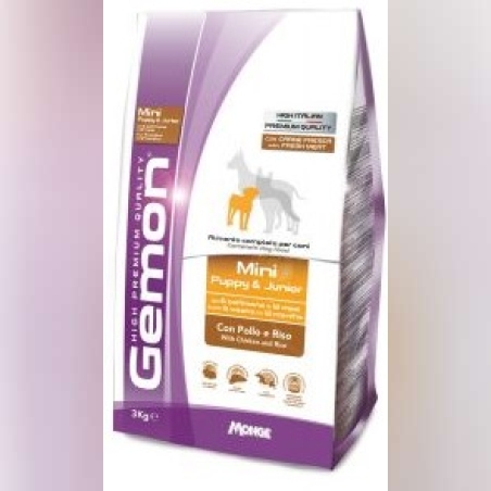 גמון כלב מדיום אדולט עוף ואורז 15 קג Gemon