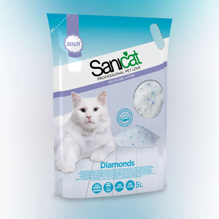 סניקט יהלומים חול קריסטלי לחתולים