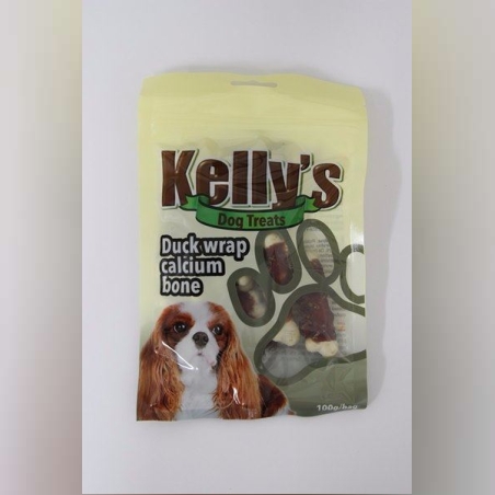 חטיף קייליס לכלב ברווז/קלציום 100 גרם