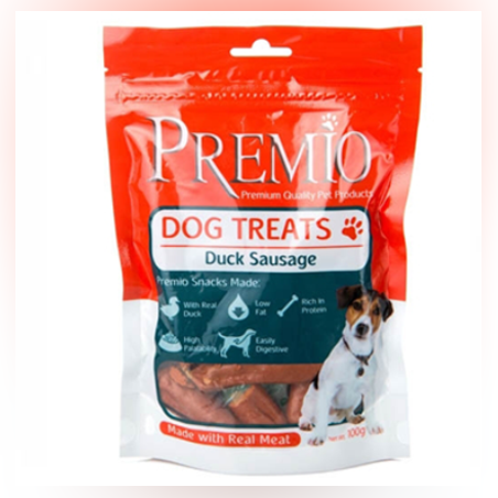 חטיף פרמיו נקניקיות ברווז 100 גרם