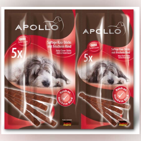 אפולו חטיף מקלות לעיס לכלב