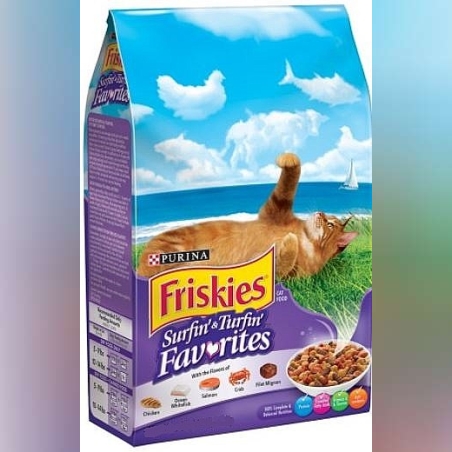 פריסקיז מעדני החתול Friskies (סגול) 7.26 ק