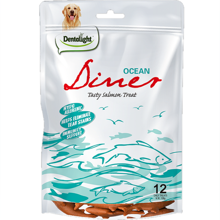 דנטלייט חטיף היפואלרגני להסרת כתמי דמעות מועשר בסלמון וחמוציות