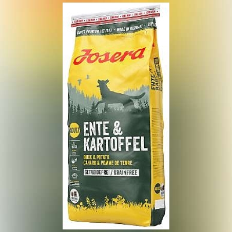 מזון לכלבים ג'וסרה ברווז ותפוח אדמה ללא דגנים 15 ק