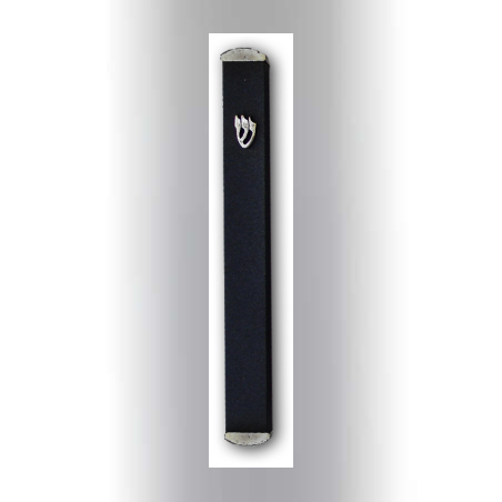 מזוזה חלקה שחורה