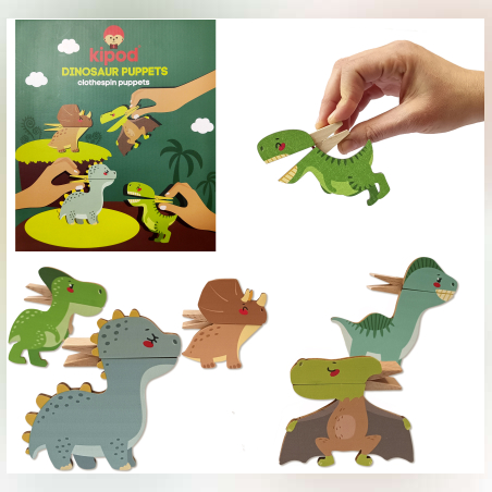 בובות תיאטרון – אטבובים דינוזאורים