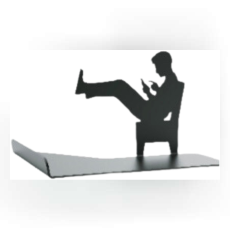 מעמד לטלפון נייד בדמות איש