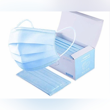 מארז מסכות כירוגיות לפנים - 3 שכבות