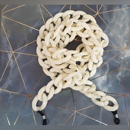 שרשרת למשקפיים גורמט קרם