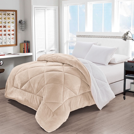 -                                                                                               - דגם שמיכות חורף צד אחד כבש מפנק צד שני פלנל עשיר ומחמם 1