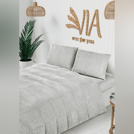 -                                                                                                 סט מצעים מפלנל קורדרוי חורפי ומחמם 6