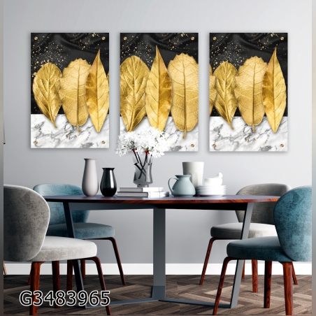 שלישיית תמונות מודפסות על זכוכית G3483965