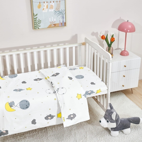 - דגם מיטת תינוק 100% כותנה 3