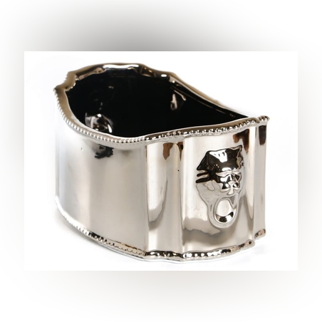 מגש קרמיקה כסוף