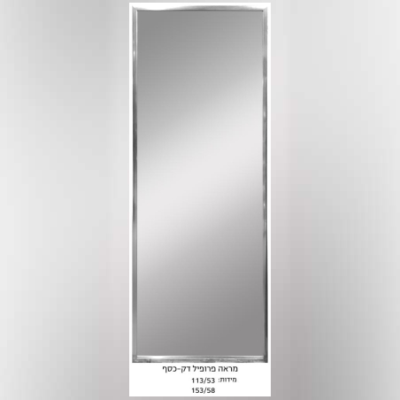 מראות - גדולה 300  קטנה 250 - כסוף