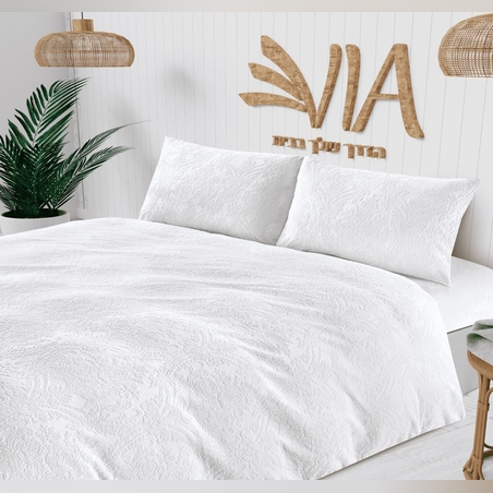 -                                                                                               - דגם סלינה- סט מצעים פלנל מבד חורפי 3