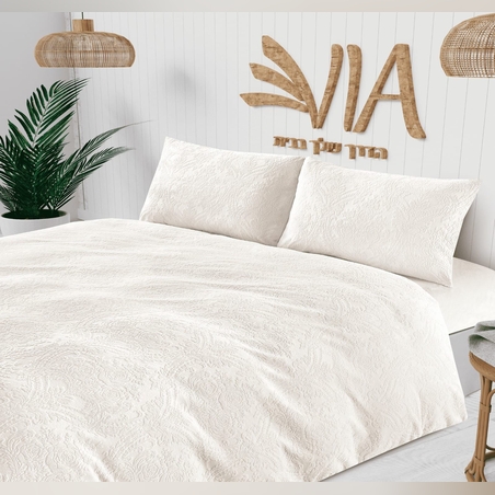 -                                                                                               - דגם סלינה- סט מצעים פלנל מבד חורפי 4