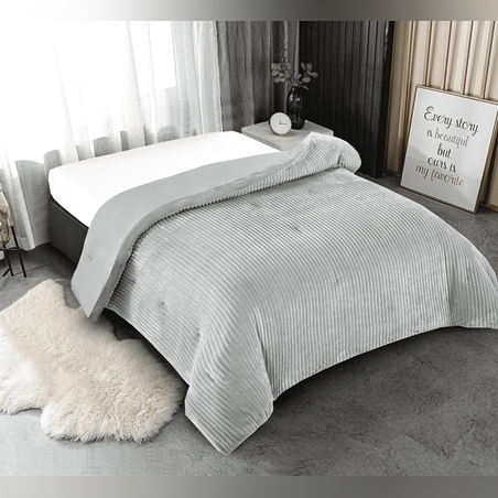 -                                                                                                 פוך אנדורה- צד אחד קורדרוי פלנל ומצידו השני פוך יוקרתי 3