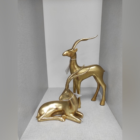 זוג איילים בר זהוב-גובה -25 ס