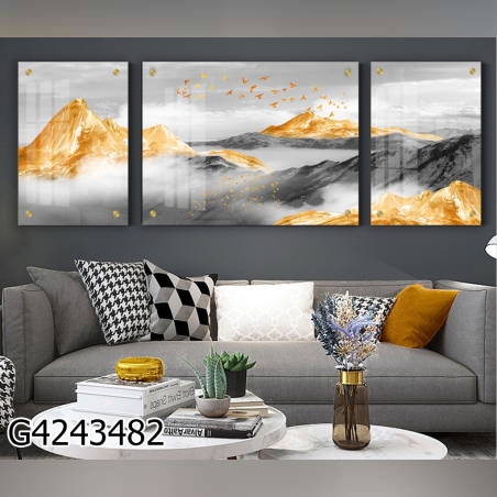 שלישיית תמונות מודפסות על זכוכית G4243482