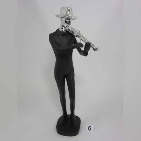 נגן מתזמורת שחור - כינור