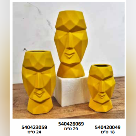 עיצוב לבית - פנים בצבע צהוב משולש- מחיר ליחידה