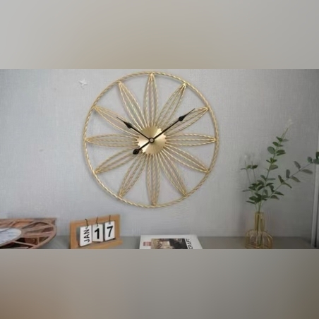 שעון קיר מתכת-60 ס