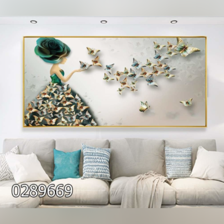 תמונת קנבס תלת מימד מעוצבת ממוסגרת דגם 0289669