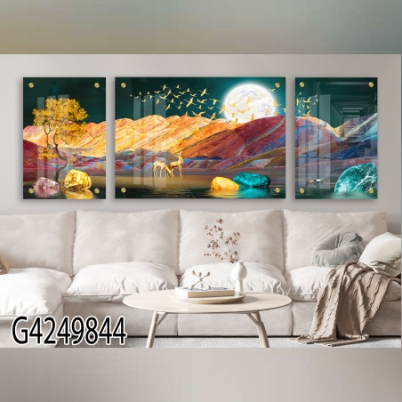 שלישיית תמונות מודפסות על זכוכית G4249844